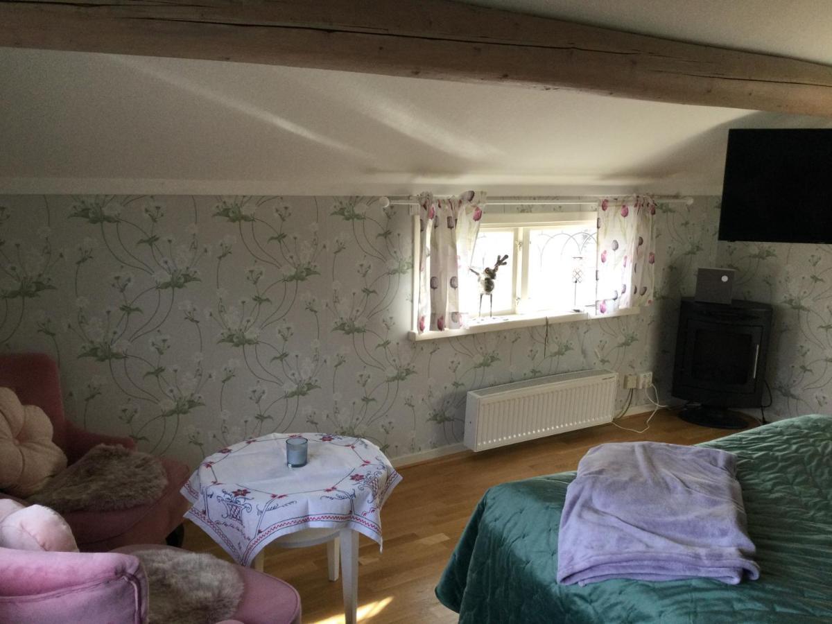 Mysigt Boende I Raettvik Med Utsikt Oever Siljan Bagian luar foto