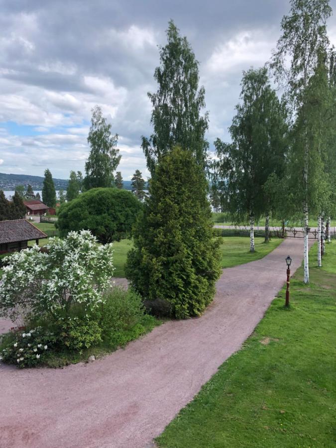 Mysigt Boende I Raettvik Med Utsikt Oever Siljan Bagian luar foto