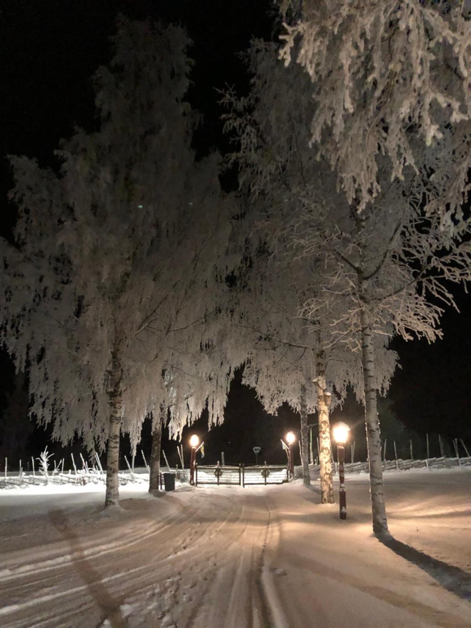 Mysigt Boende I Raettvik Med Utsikt Oever Siljan Bagian luar foto